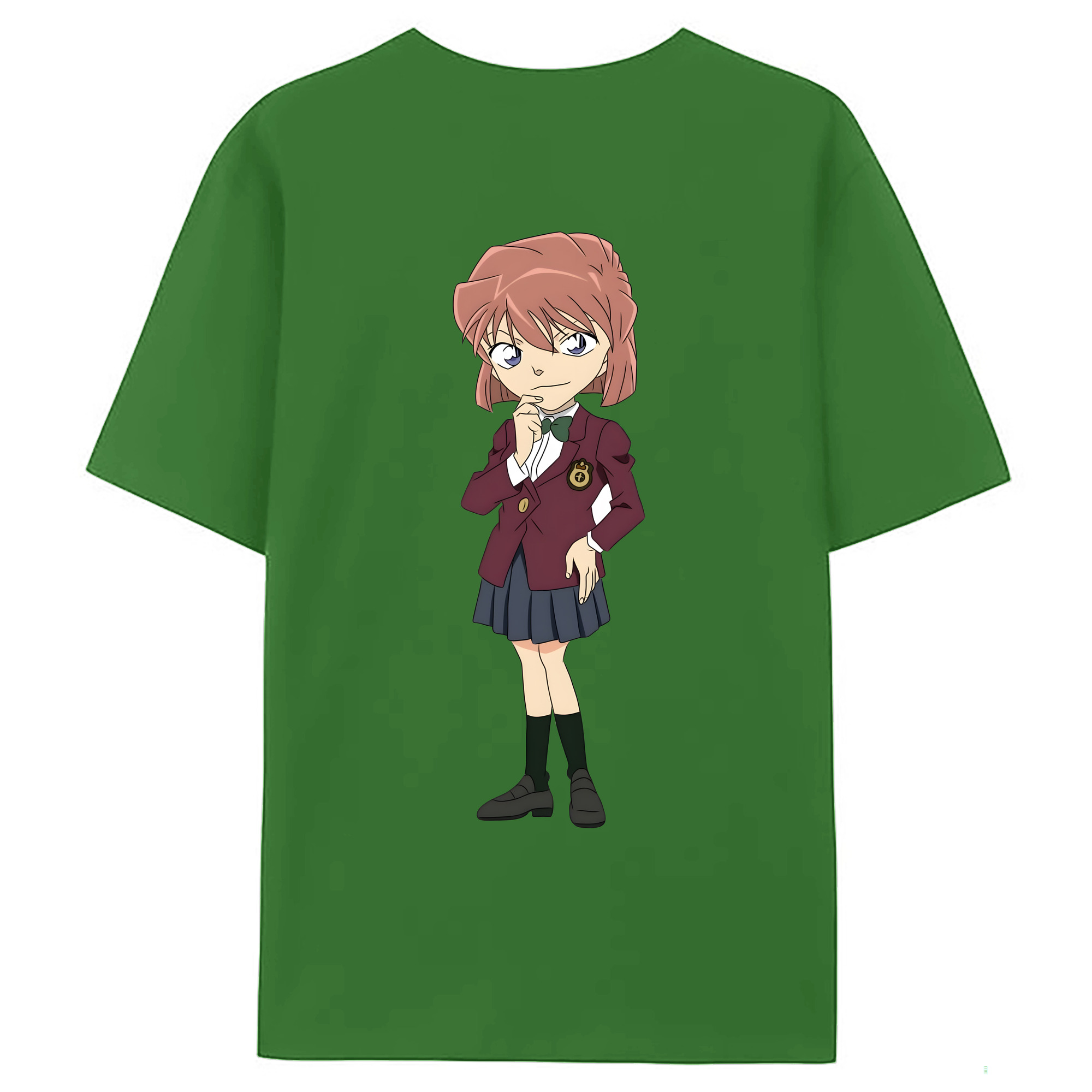 （画像用） 名探偵コナン 灰原 哀 はいばら あい Detective Conan Anita Hailey、Vi Graythorn Haibara Ai レディース半袖Tシャツ(バックプリント)